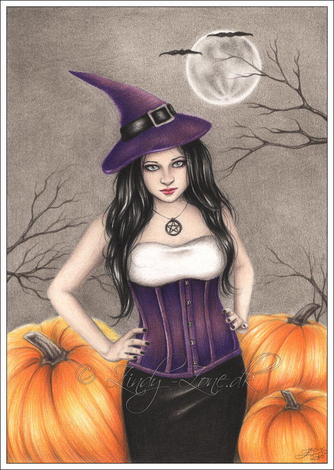 Halloween Witch by Zindy S. D. Nielsen