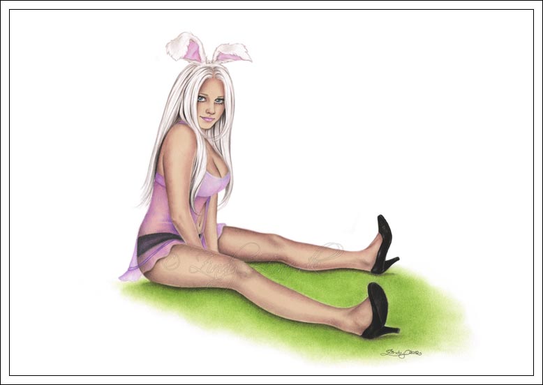 Miss Easter Bunny Pinup