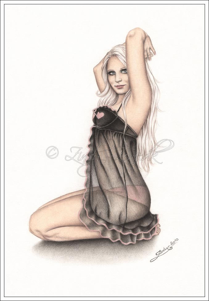 Soft Dreams Pinup by Zindy S. D. Nielsen