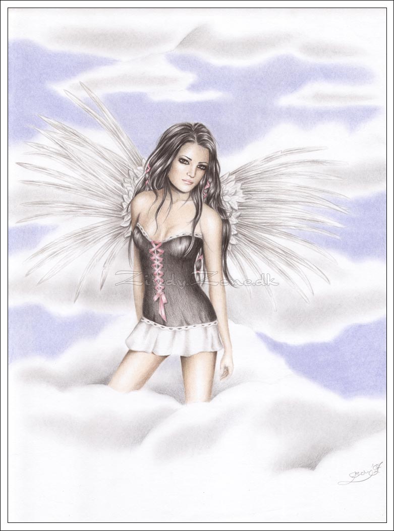 Angel Girl Drawing
