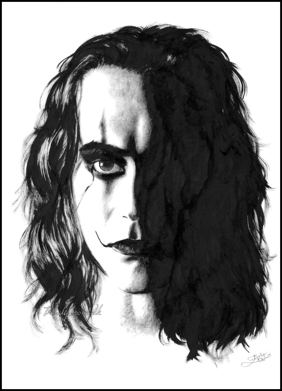 ZindyZone.dk Ink Drawings The Crow