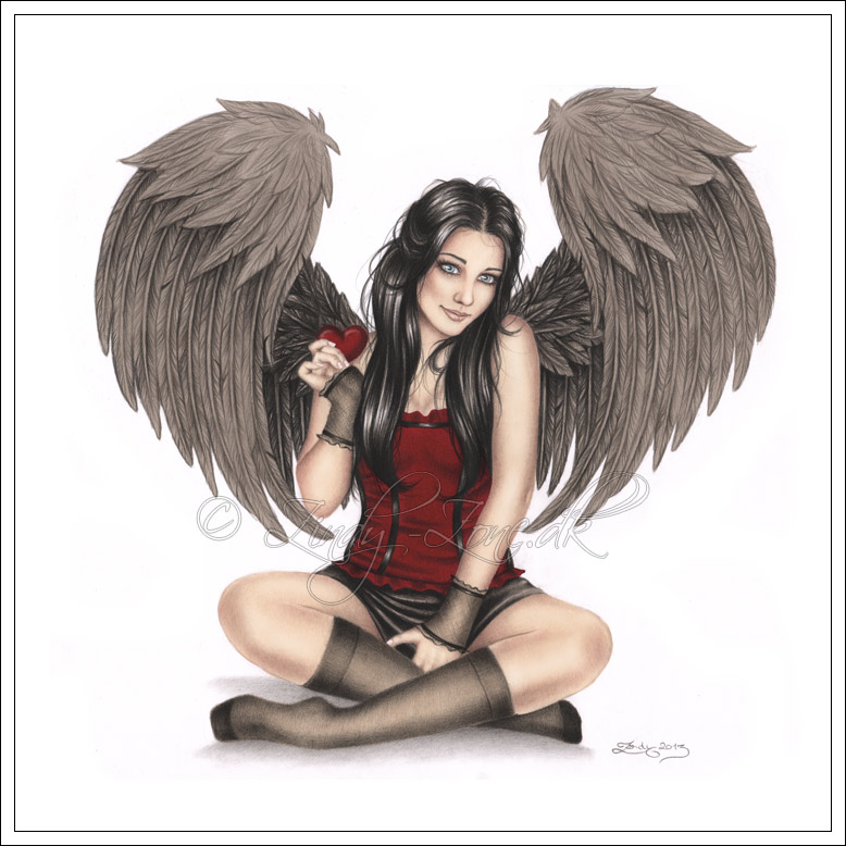 Angel with love Pinup