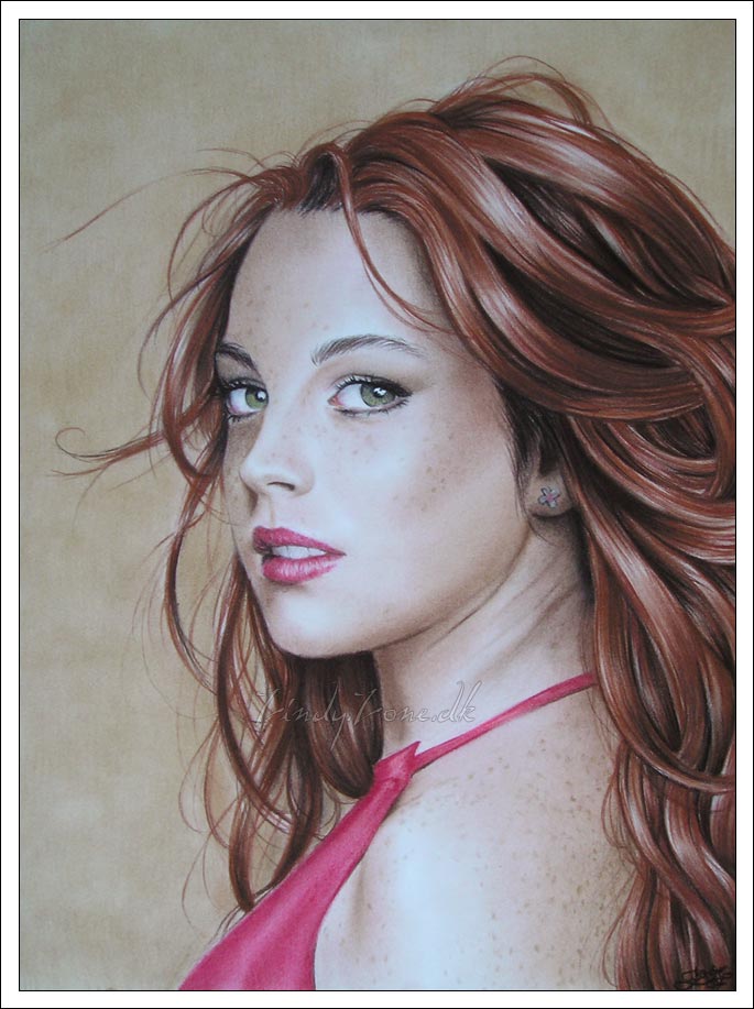 brown red hair lindsay lohan. Lindsay Lohan