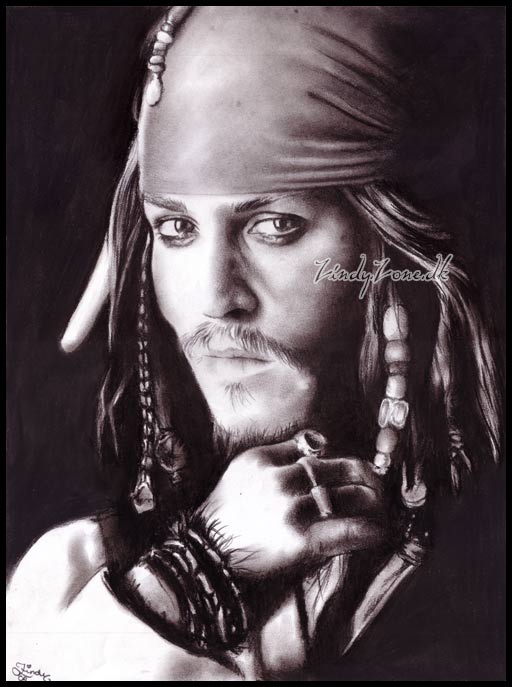 johnny depp drawings. Zindy-Zone.dk - New Drawings - Jack Sparrow / Johnny Depp