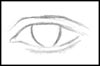 Eye drawing step 1