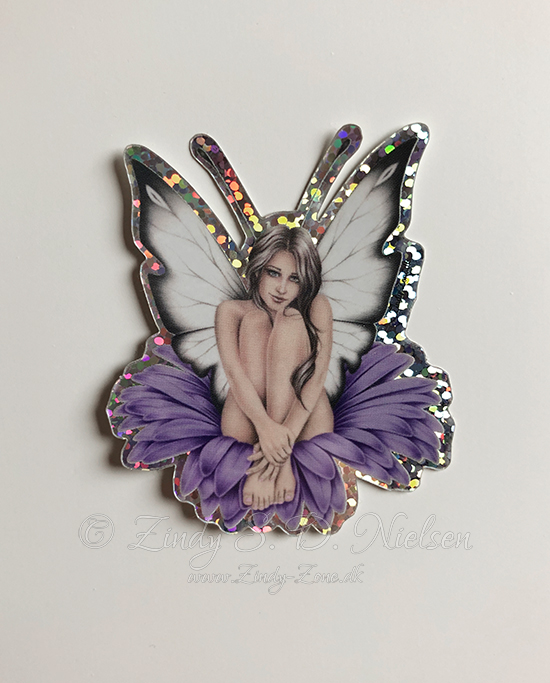 Gerbera Flower Fairy Sticker