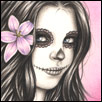 Day of the dead Lily by Zindy