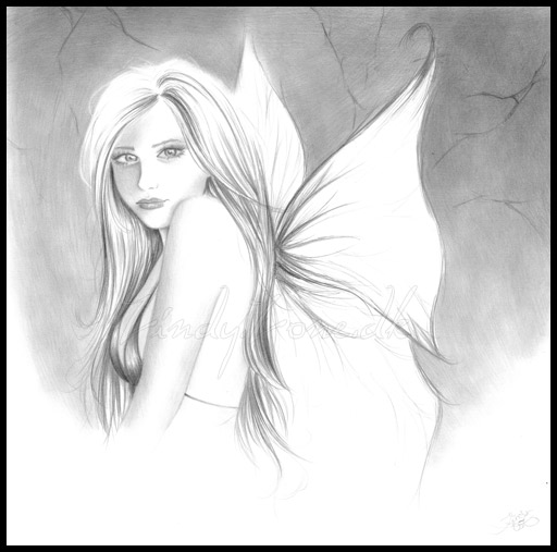 beautiful pencil drawings of fairies